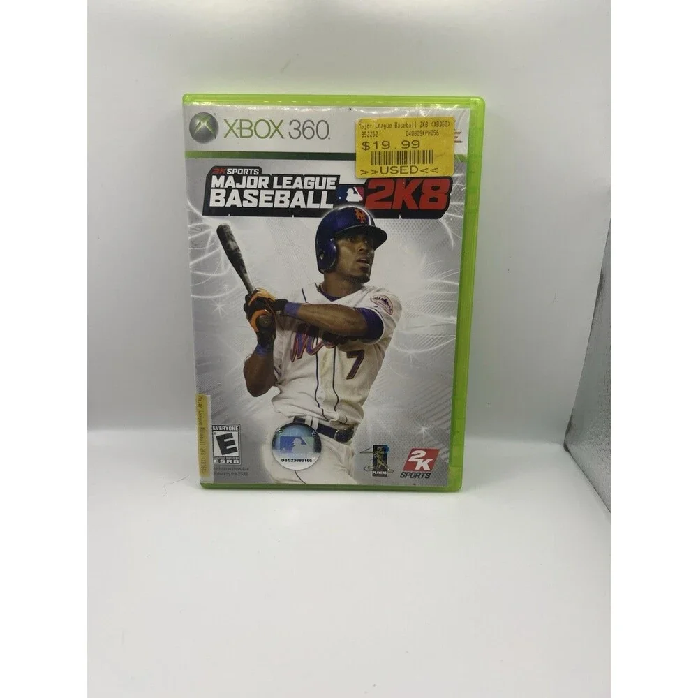 MLB 2K8 Xbox 360, working, manual included